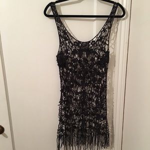 Free People Black Cover Up